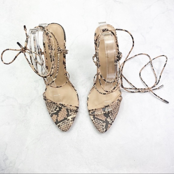 [Steve Madden] Badgirl Ankle Wrap Stiletto Sandal - Picture 7 of 10